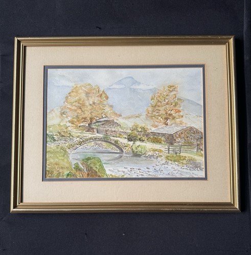 Original signed watercolour - signed,