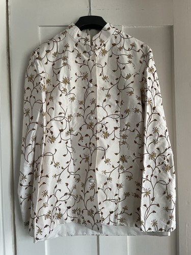 Raw silk blazer - silk, jacket