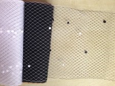 1 YD Russian Veiling With Dots