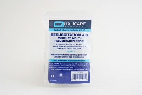 Resuscitation aid mouth - aid,, to