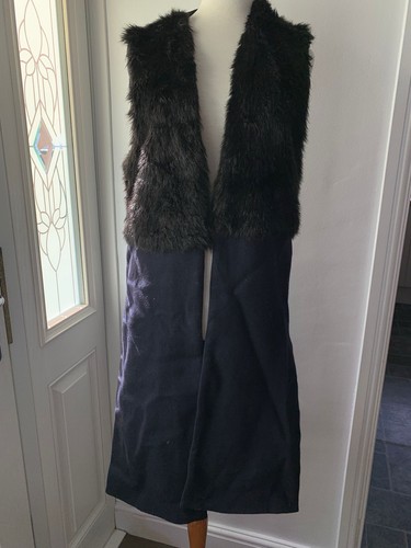 Zara woman longline faux fur - zara,