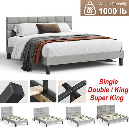 Morden bed frame velvet - frame,