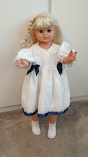 Large 31" Plastic Doll Blonde