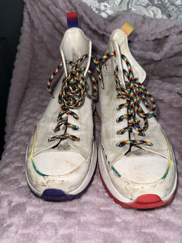Very well worn pride converse - well,