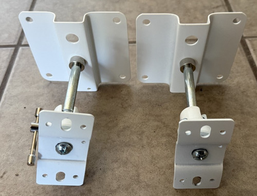 Pair wall speaker brackets