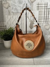 Genuine Mulberry Daria Hobo Tan Oak Shoulder Bag Handbag