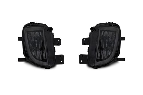 Fog light set smoke - set, glass
