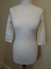WOLFORD CREAM SCOOP NECK THREE