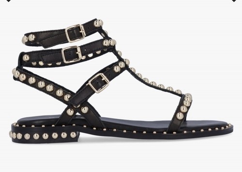 Ash precious black leather - black,