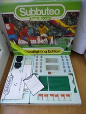 NEW💥1980's SUBBUTEO FLOODLIGHTING EDITION SET w/2TEAMS,GOALS,FLOODLIGHTS,BALLS