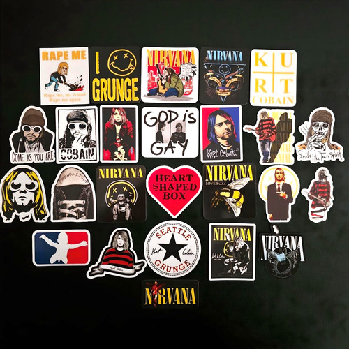 Retro grunge stickers 90s - stickers,
