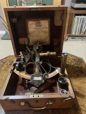 A QUALITY WWII ERA BRASS SEXTANT,HEATH & Co. LONDON 1944, No L768