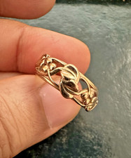 BOXED Vintage 9K Two-Tone Gold