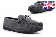 Mens Moccasin Slippers Boys