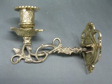 Ornate Brass Piano Candelabra