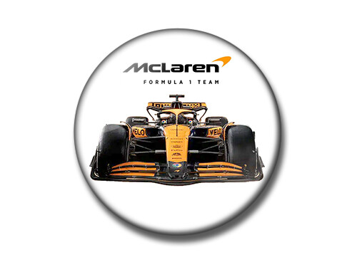 Mclaren 59mm badge - mclaren, 25,38,59mm