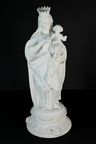 Antique porcelain bisque white