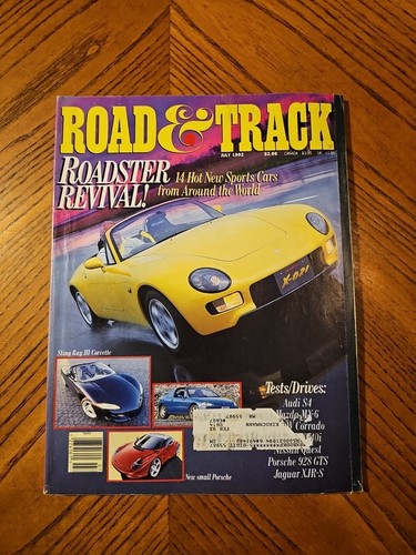 Road track magazine july - road,