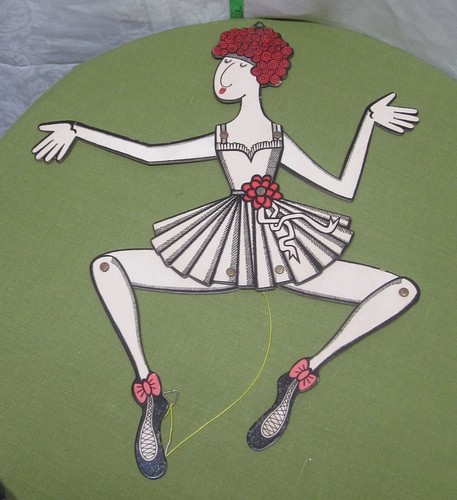 Red head ballerina - ballerina, jointed