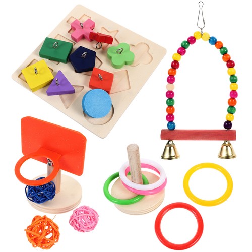 Sets wooden bird training - sets,