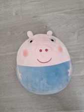 TY Toys Squish a Boo Peppa Pig George Plush Soft Pillow Teddy 34cm large