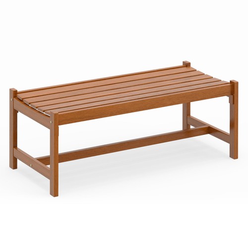 Costway 112cm patio - patio, bench