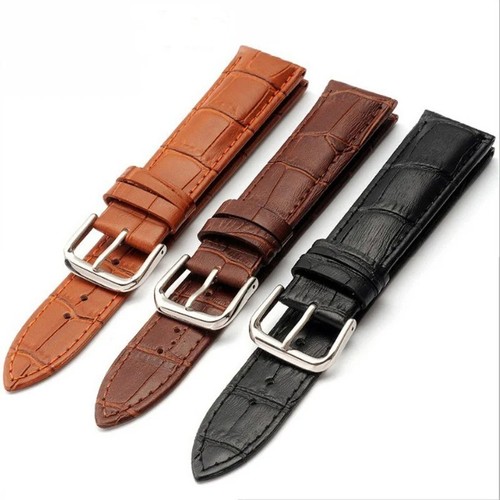 Mens genuine leather - leather, watch