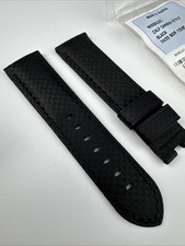 Genuine Panerai Carbon Style Strap Deployment OEM 24mm