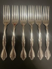 Vintage ONEIDA COMMUNITY CANTATA Fork x 6 Stainless Steel Cutlery