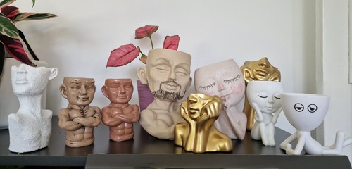 Flower plant pots figures - flower,