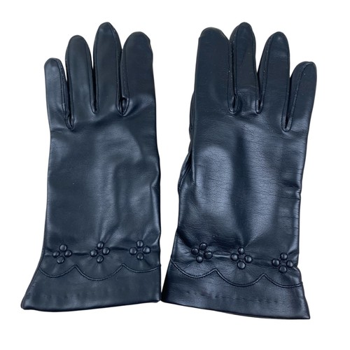 Dents vintage black leather - vintage,