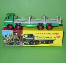 Dinky (Atlas) / 935 Leyland Octopus Flat Truck with Chains / Boxed