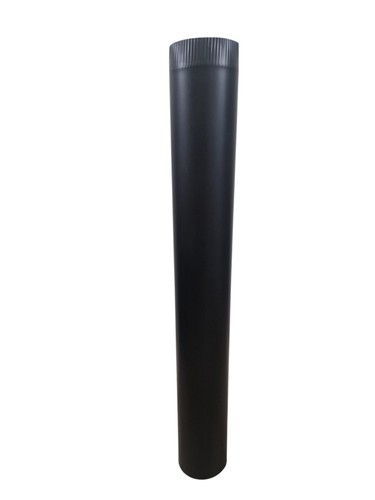 Black steel flue - 4",