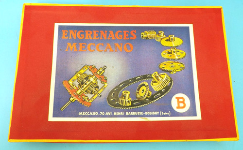 Early french meccano gears - french,