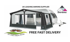 Starcamp TOURER Full Caravan Touring Awning Size 13 - 950 - 975cm Steel Frame