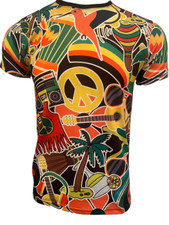 Mens 3D Print TShirt Hip - Hop