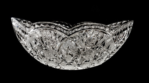 Vintage bohemia large crystal - vintage,
