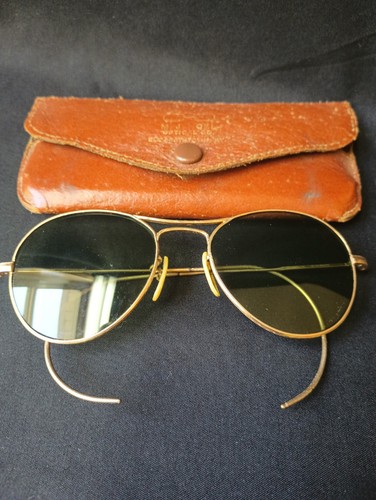 Vtg 1940s aviator sunglasses - 1940s,