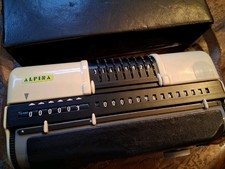 Alpina Calculator Vintage Mechanical 1960s Clean Working Order Curta Interest 