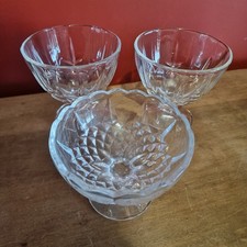 Trio of Vintage Dessert/Sundae