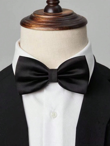 Men satin bow tie pre - bow,