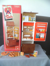RARE   VINTAGE   80.S    SINDY    DOLL   FRIDGE   COMPLETE   +   LOTS EXTRAS VGC