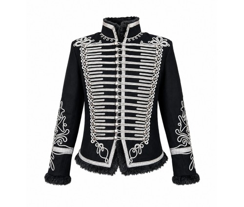 Black napoleonic hussar jacket - napoleonic,