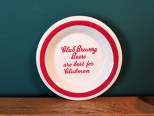 Club Brewery Beers Vintage Wade Regicor Ceramic Ash Tray Bowl Pub Bar Breweriana