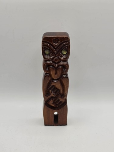 Maori wooden tribal ornament - wooden,
