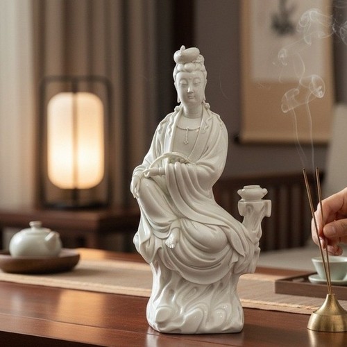 Vintage blanc chine guan - de,