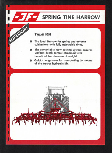 Spring tine harrow type - harrow, kh