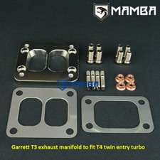 T3 divided to T4 divided Diesel Turbo Adapter Fits Garrett GT4088 HX52 Holset