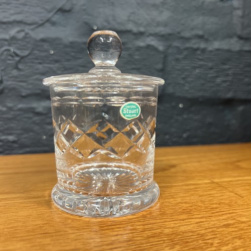 Stuart crystal vintage lidded - crystal,