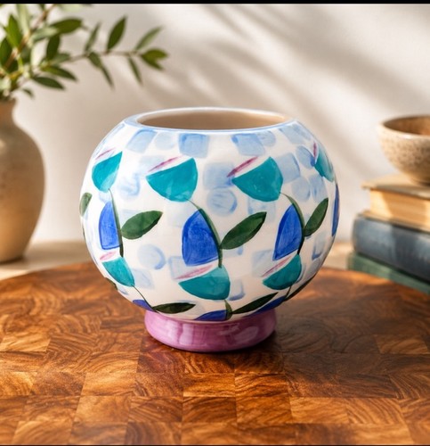 Anthropologie copen vase - vase, pot
